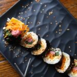 sushi on plate