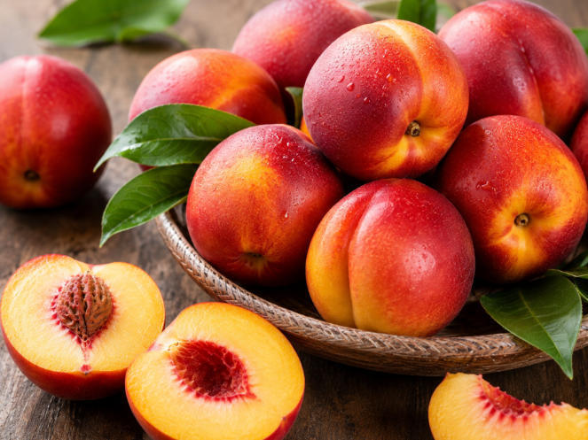 Korean Fruits: Korean Peaches (Bok-sunga, 복숭아) image
